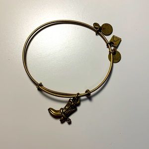 Alex and Ani Boot with Spur Bracelet